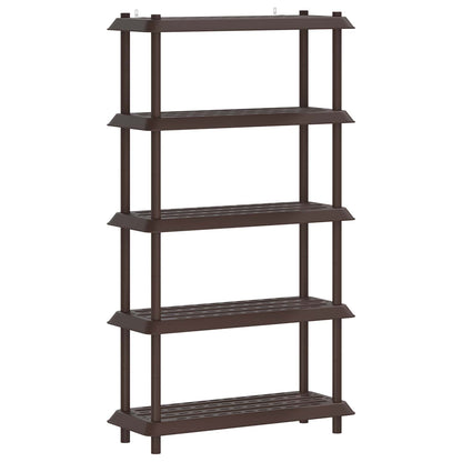 Plankenunit 5-laags 100 x 40 x 177 cm PP Bruin