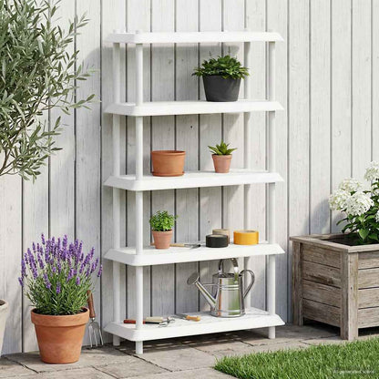 Plankenunit 5-laags 100 x 40 x 177 cm PP Wit