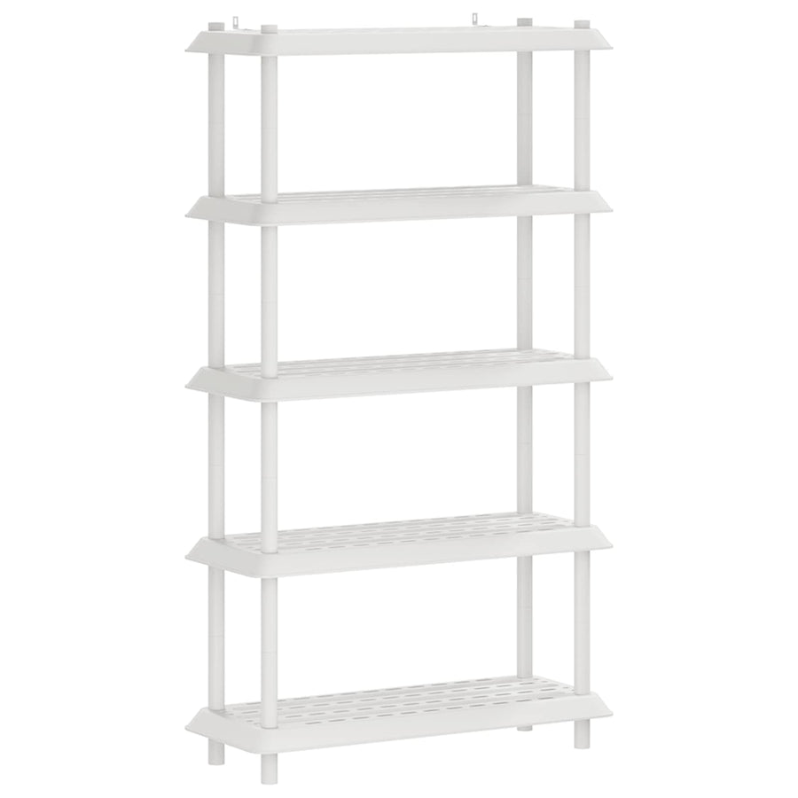Plankenunit 5-laags 100 x 40 x 177 cm PP Wit