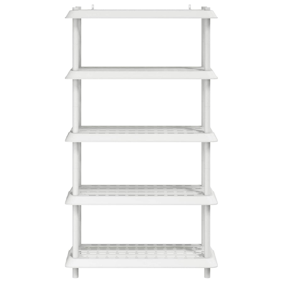 Plankenunit 5-laags 100 x 40 x 177 cm PP Wit
