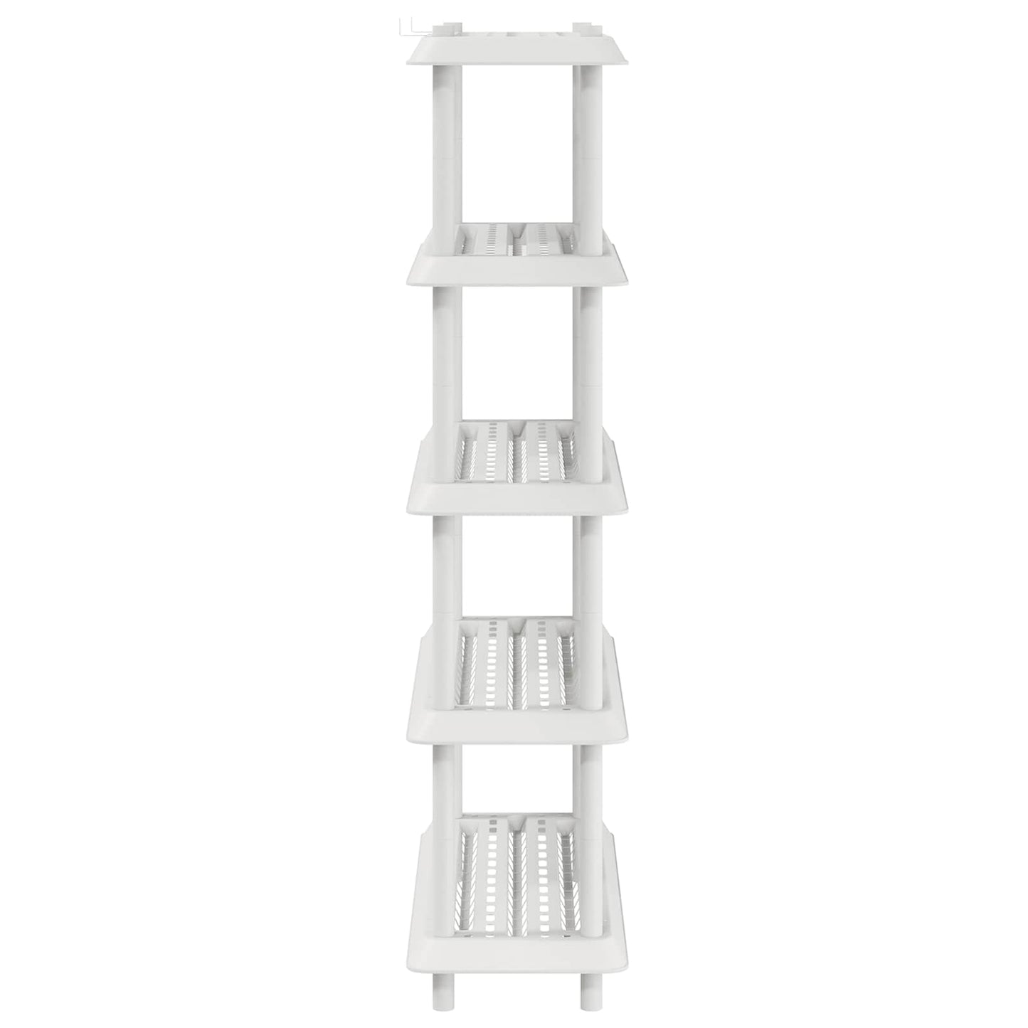 Plankenunit 5-laags 100 x 40 x 177 cm PP Wit