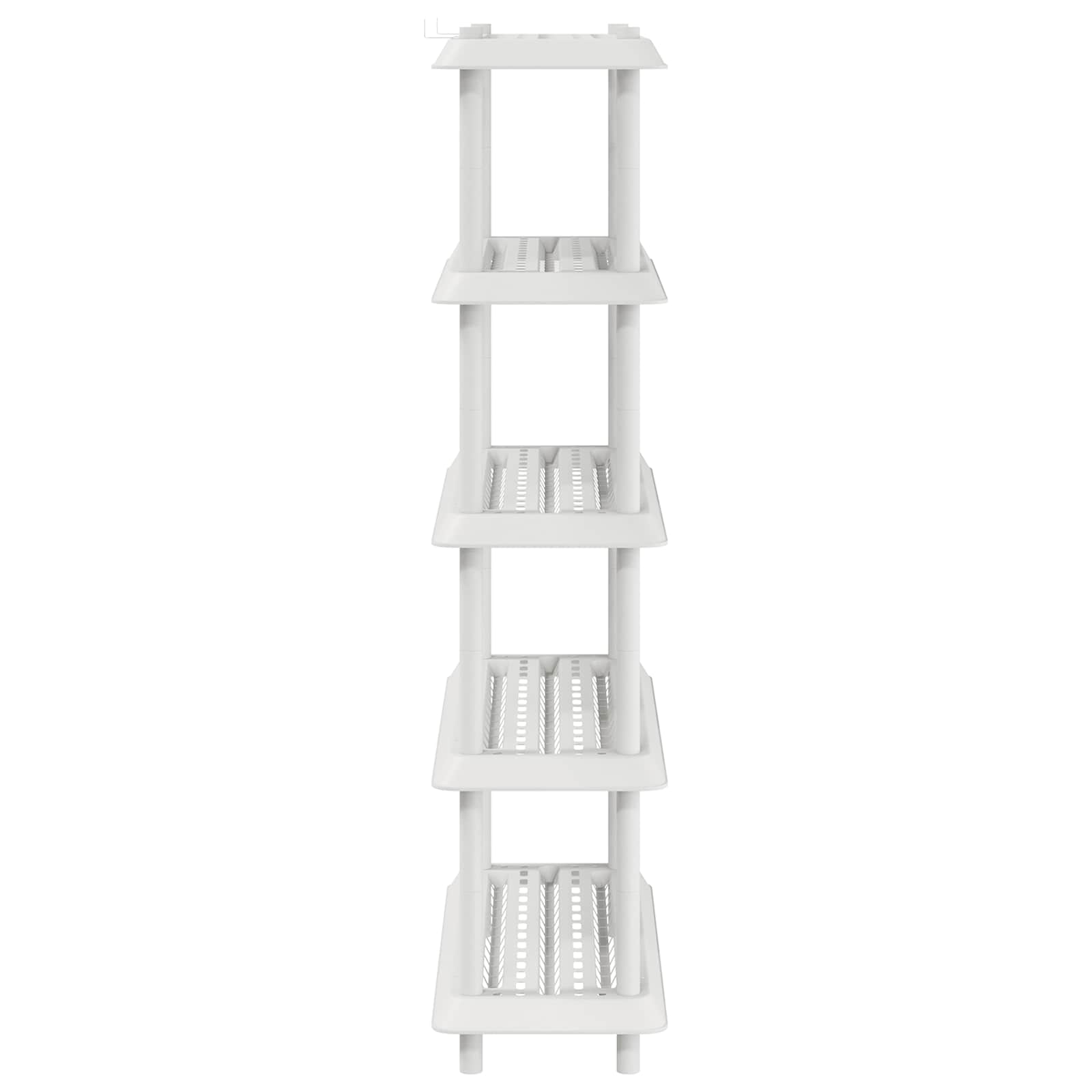 Plankenunit 5-laags 100 x 40 x 177 cm PP Wit