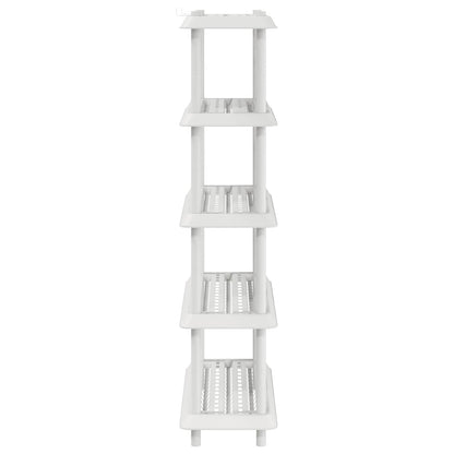 Plankenunit 5-laags 100 x 40 x 177 cm PP Wit