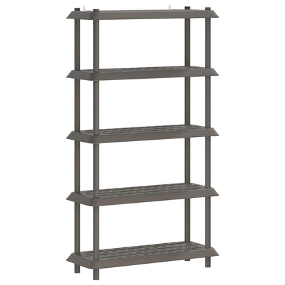 Plankenunit 5-laags 100 x 40 x 177 cm PP Lichtgrijs