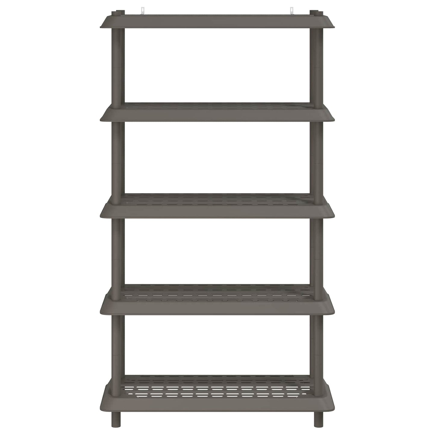 Plankenunit 5-laags 100 x 40 x 177 cm PP Lichtgrijs