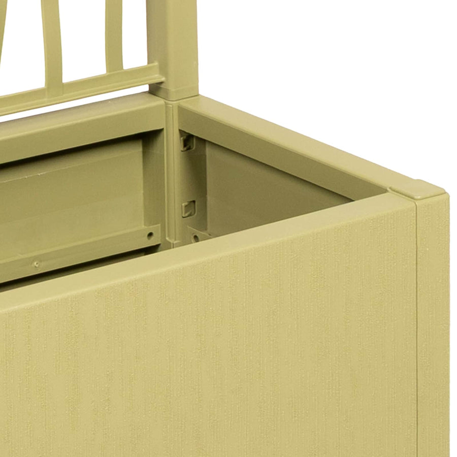 Tuindruppel met Trellis Groen 36 x 36 x 140 cm PP