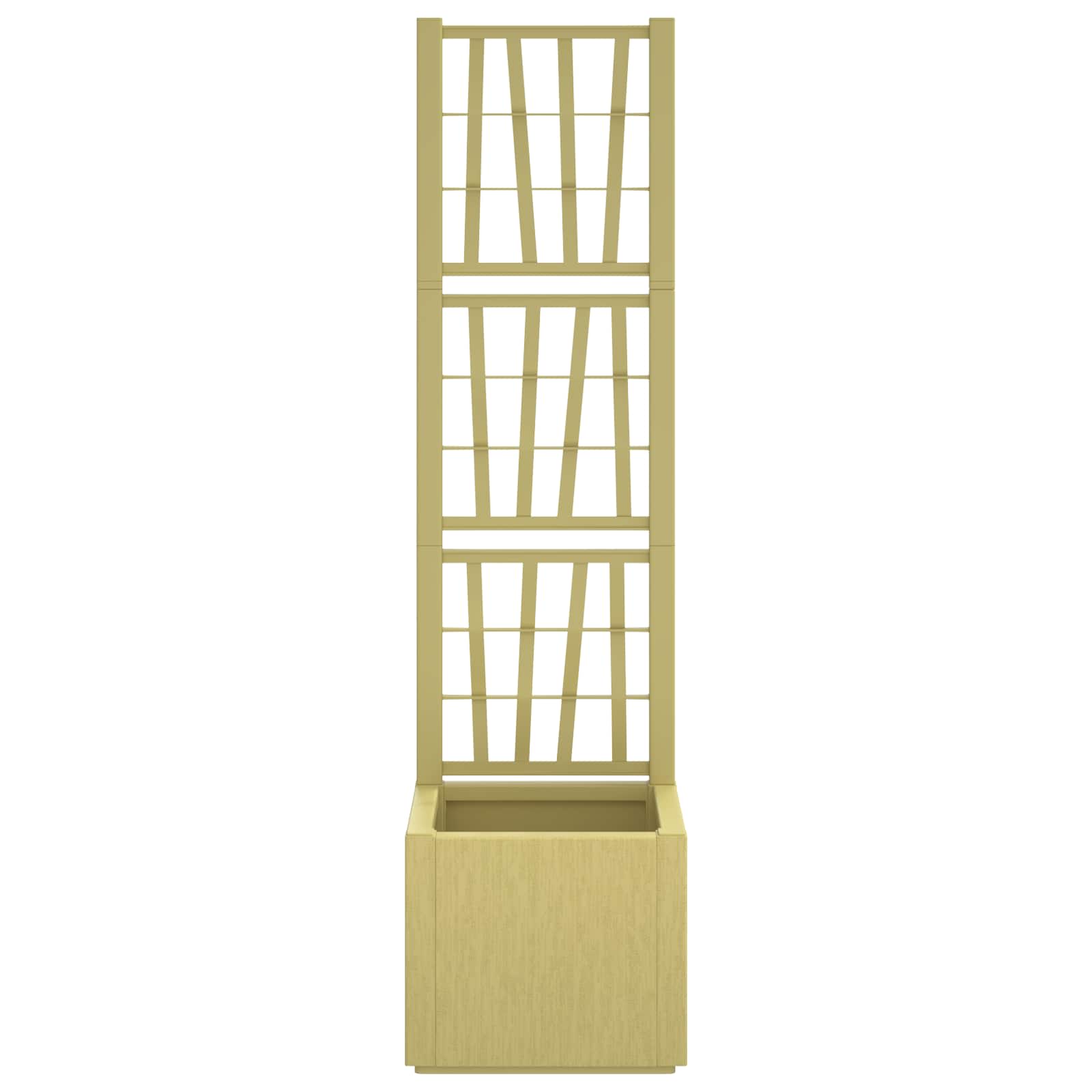 Tuindruppel met Trellis Groen 36 x 36 x 140 cm PP
