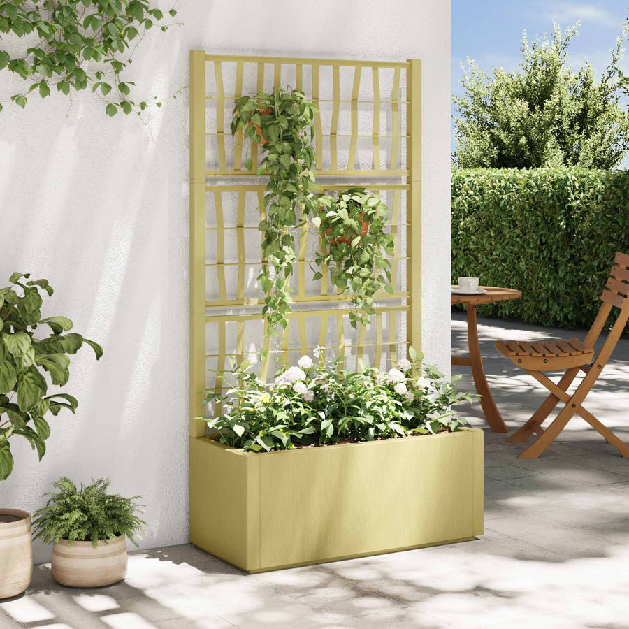 Tuindruppel met Trellis Groen 80 x 36 x 140 cm PP