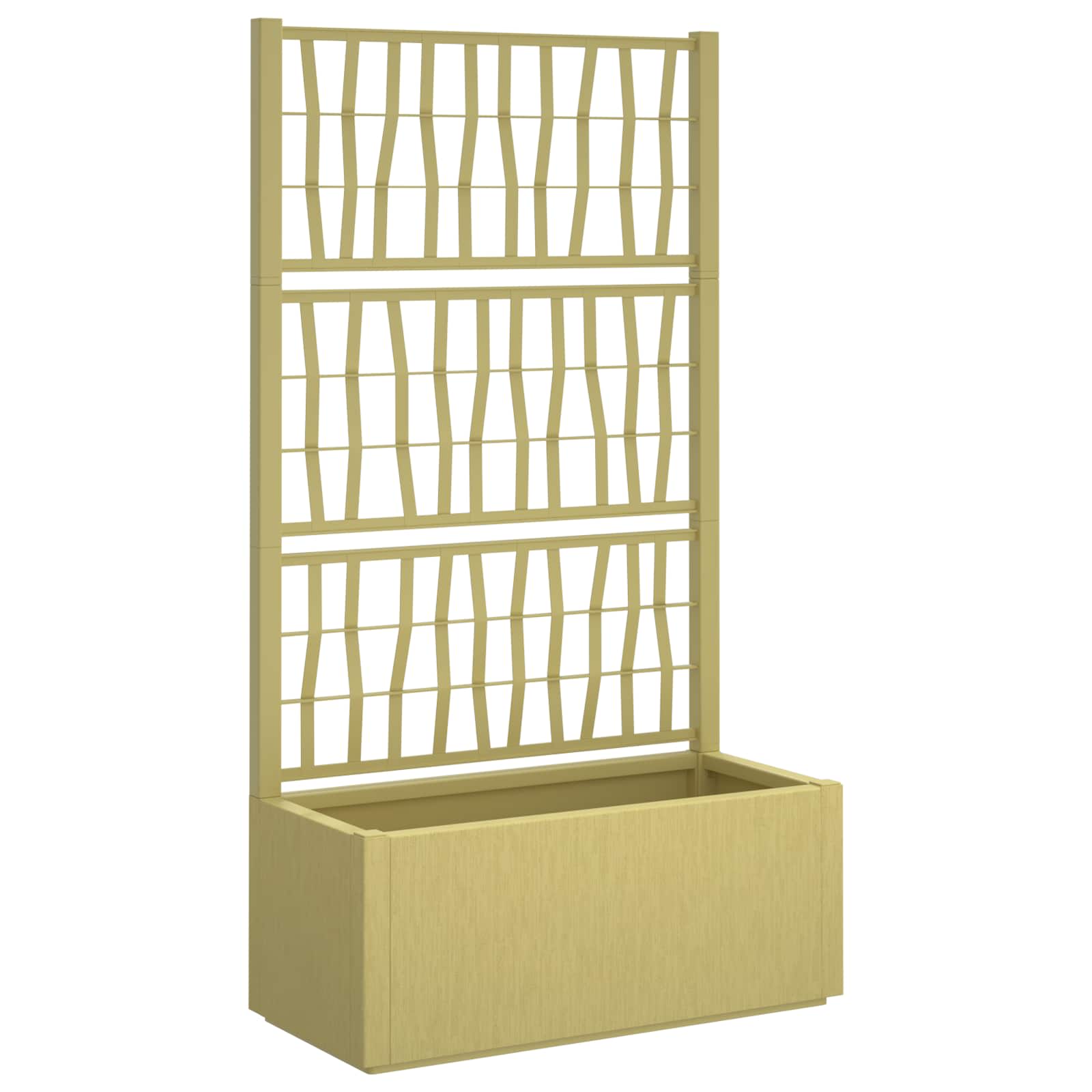 Tuindruppel met Trellis Groen 80 x 36 x 140 cm PP