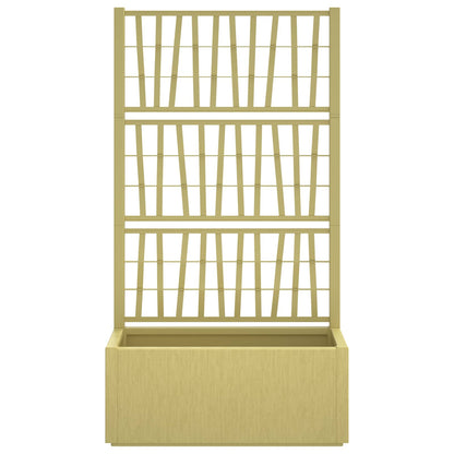 Tuindruppel met Trellis Groen 80 x 36 x 140 cm PP