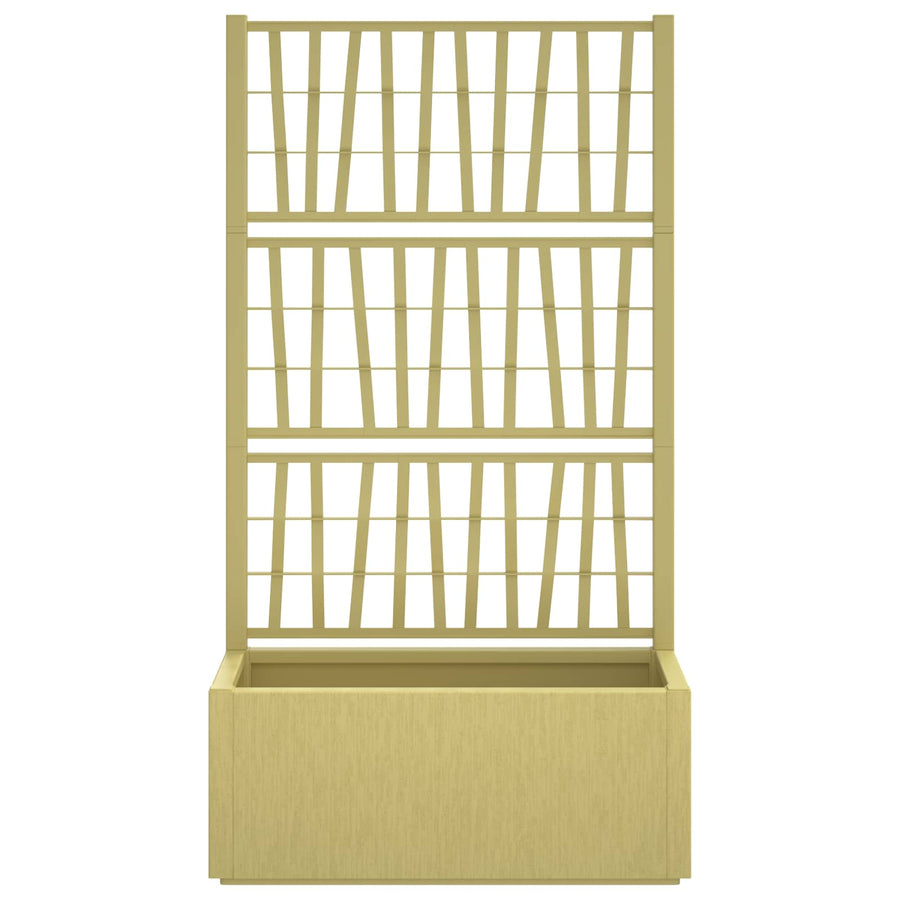 Tuindruppel met Trellis Groen 80 x 36 x 140 cm PP