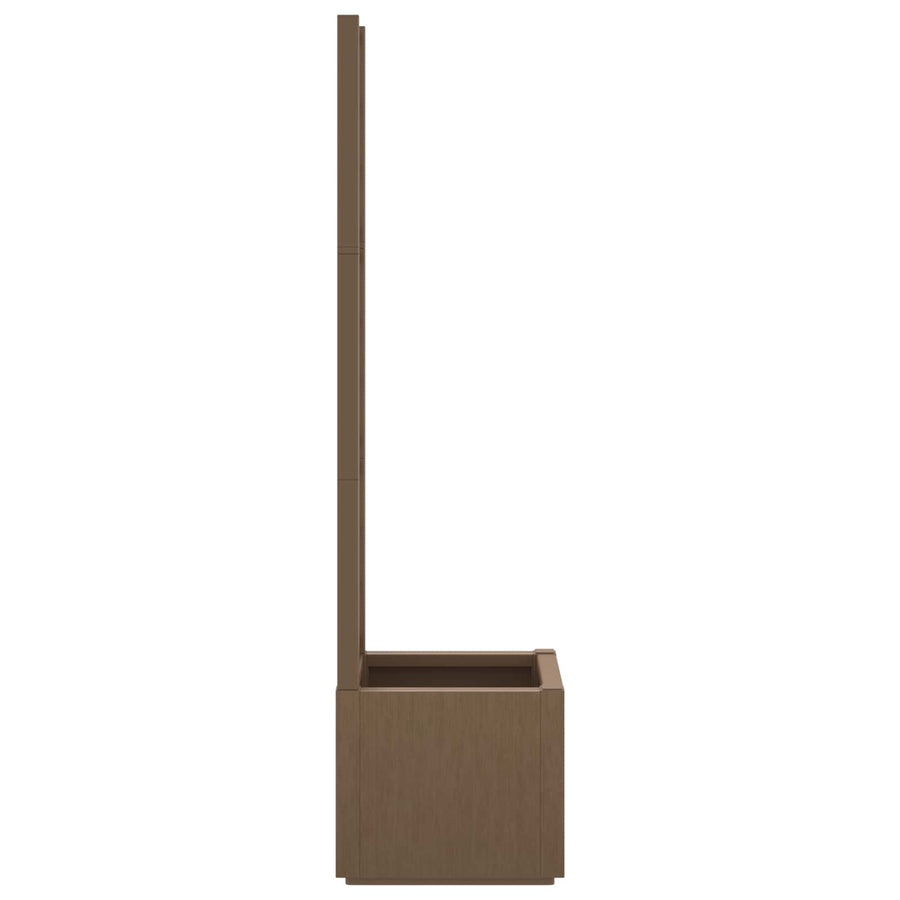 Tuindruppel met Trellis Bruin 36 x 36 x 140 cm PP