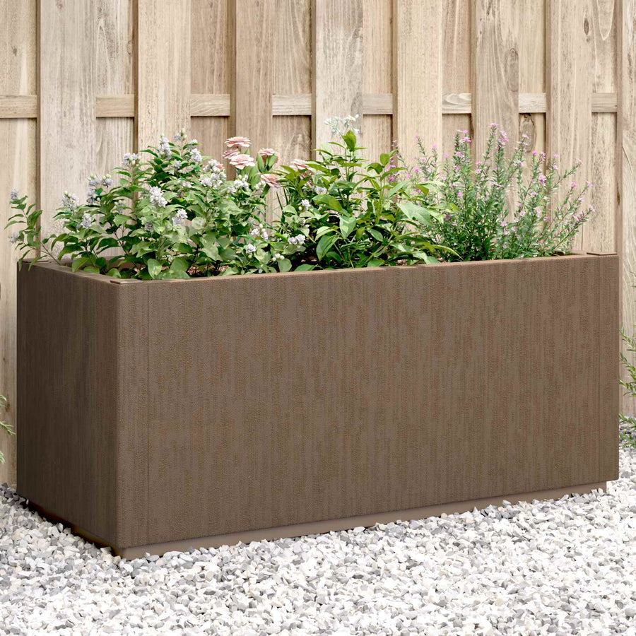 Tuinbloembak Bruin 80 x 36 x 35 cm Polypropyleen