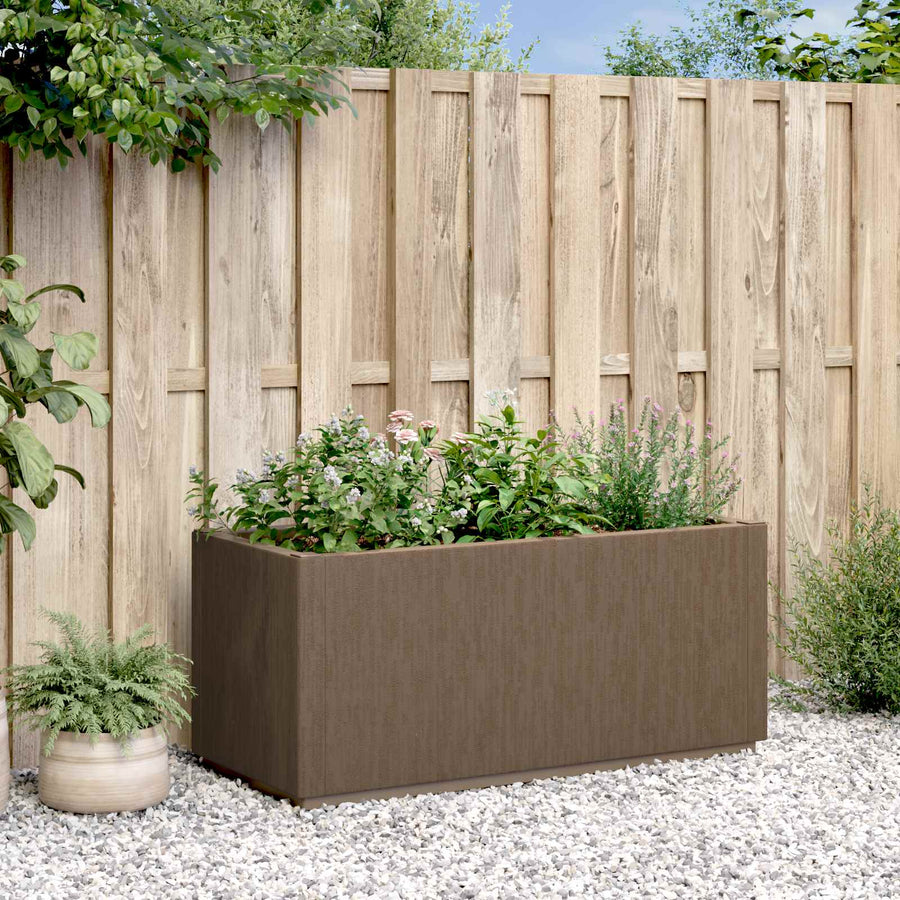 Tuinbloembak Bruin 80 x 36 x 35 cm Polypropyleen