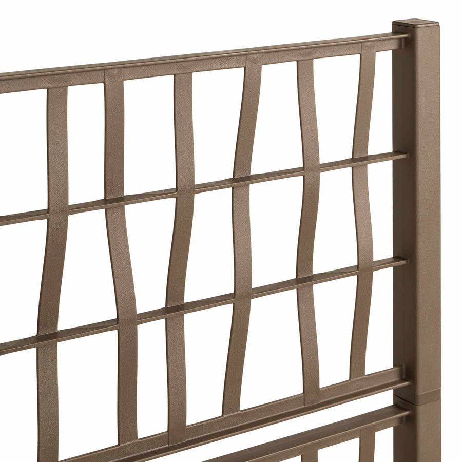 Tuindruppel met Trellis Bruin 80 x 36 x 140 cm PP