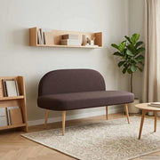 Bank donkerbruin 110x60x76 cm
