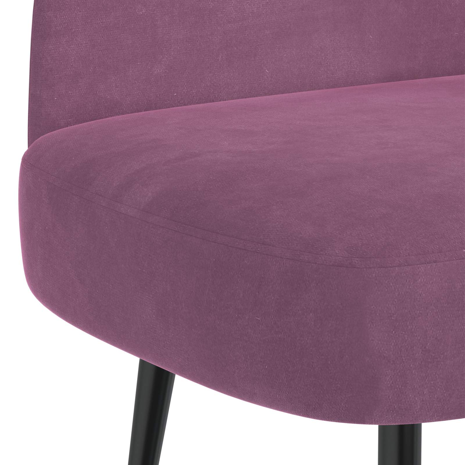 Beklede bank met rugleuning Paars 110 x 60 x 76 cm Fluweel