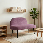 Bank 110x60x76 cm paars fluweel