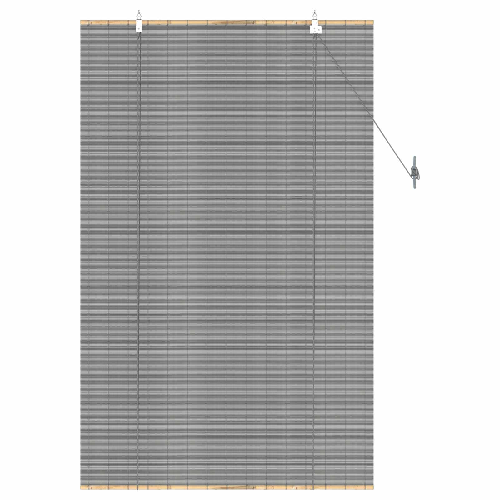 Rolgordijn Grijs 100 x 160 cm Bamboe