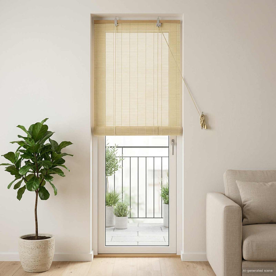Rolgordijn Naturel 40 x 220 cm Bamboe