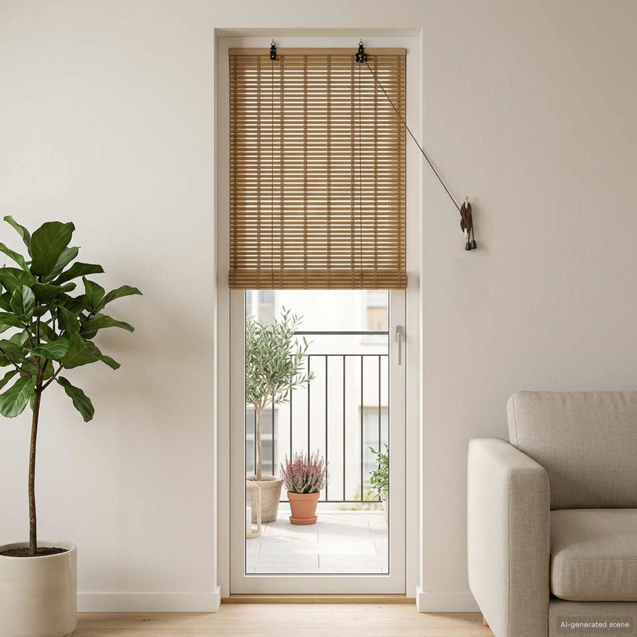 Rolgordijn Natuur 50 x 220 cm Bamboe