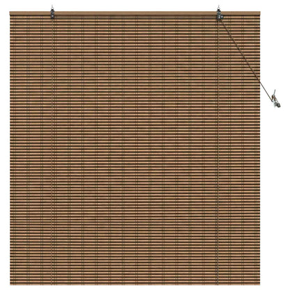 Rolgordijn Bruin 160 x 160 cm Bamboe