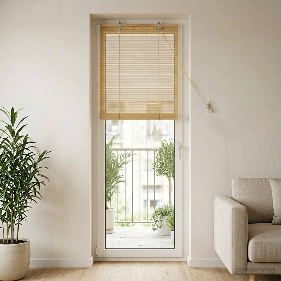 Rolgordijn Naturel 40 x 220 cm Bamboe