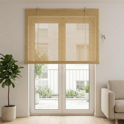 Rolgordijn Naturel 150 x 220 cm Bamboe