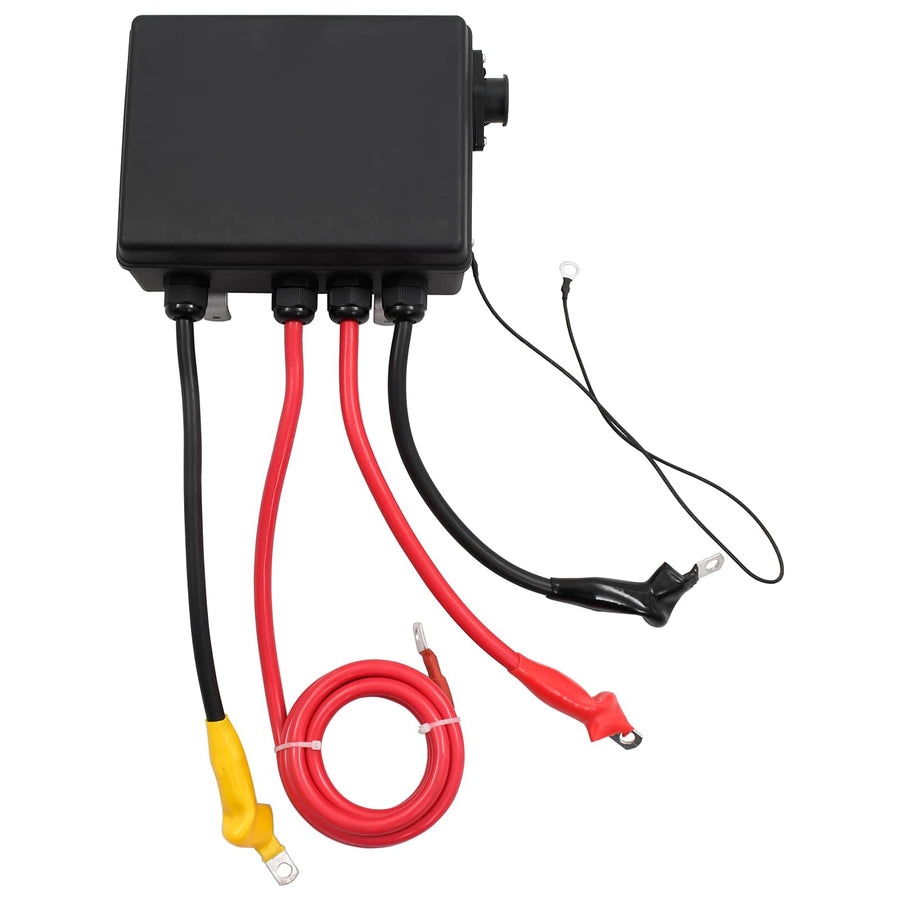 Elektrische lier PVC Zwart