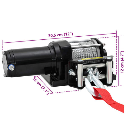 Elektrische Lier PVC Zwart