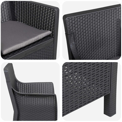 Fauteuil Antracietkleurig PP