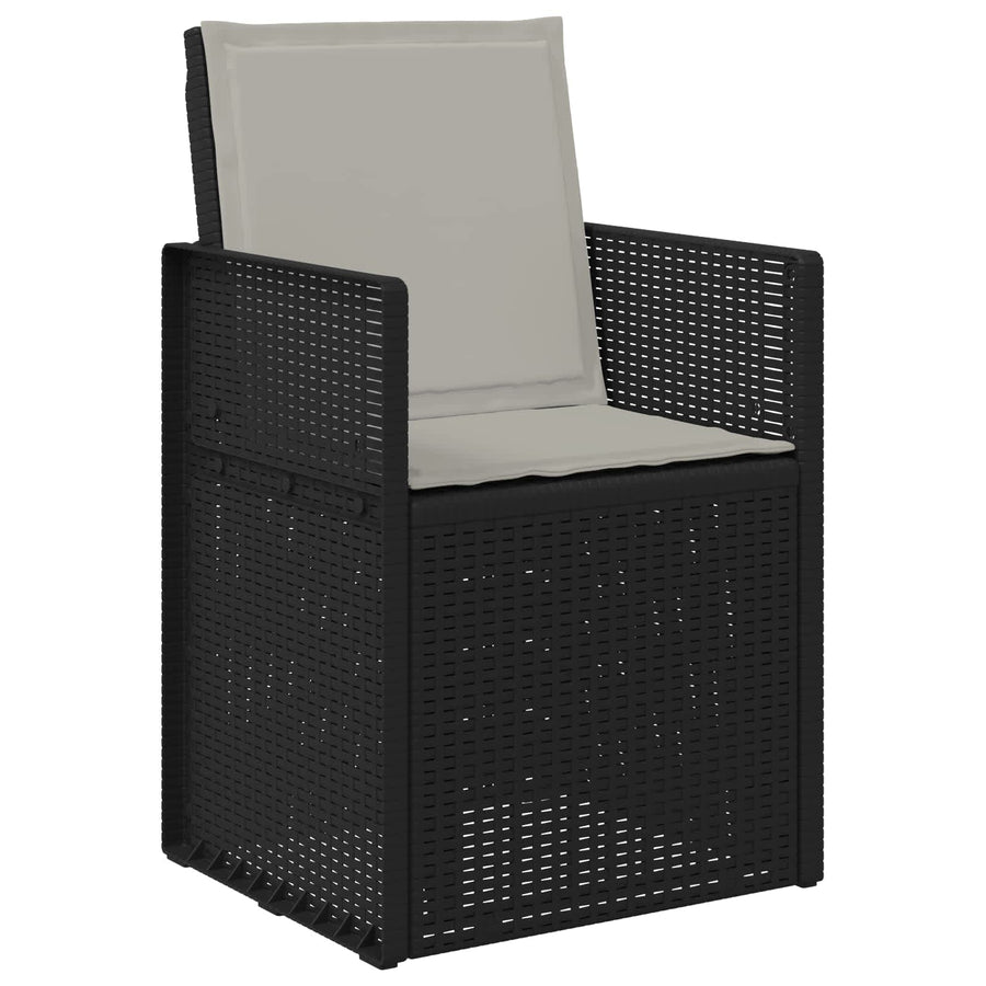 Tuin eettafelset met kussen 7 pcs Anthraciet en Lichtgrijs PP