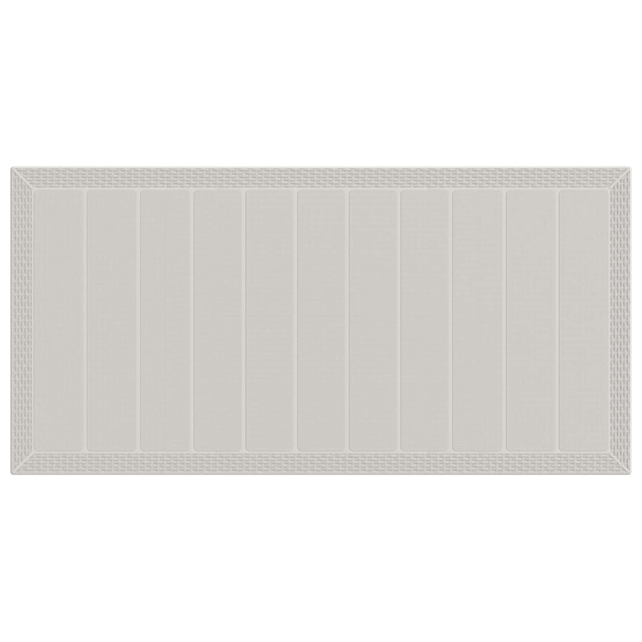 Tuin eettafelset met kussen 7 pcs Wit en antracietkleurig PP