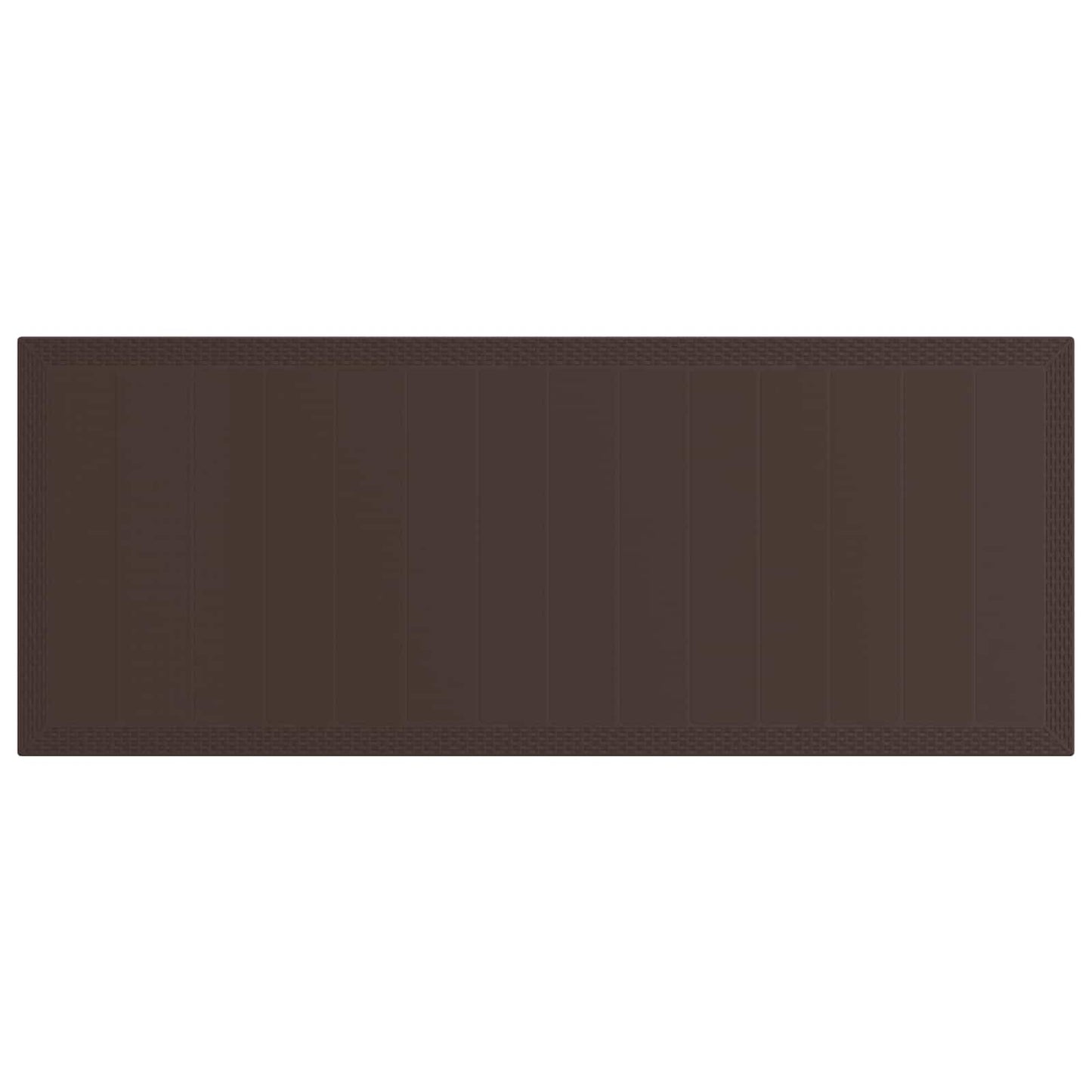 Tuin eettafelset met kussen 9 pcs Bruin en Taupe PP
