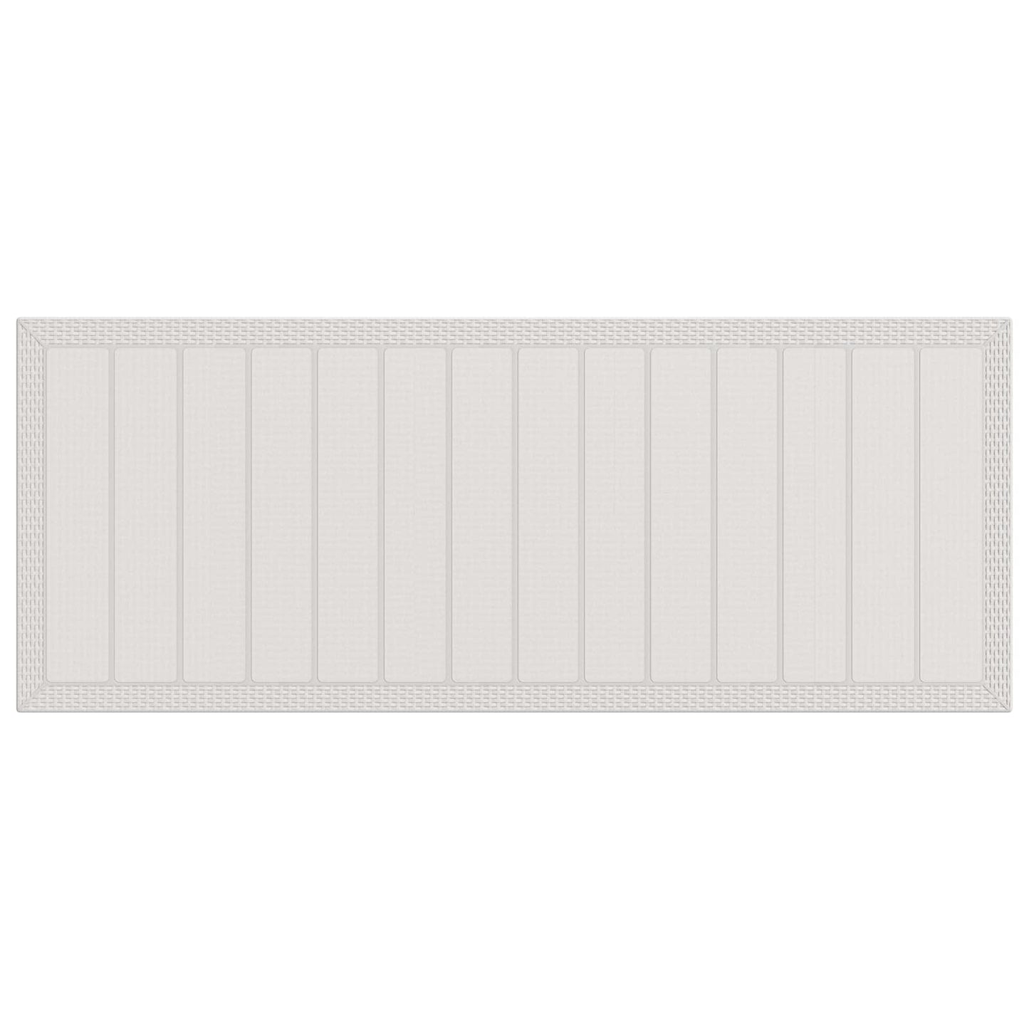 Tuin eettafelset 9 st Wit en Taupe PP