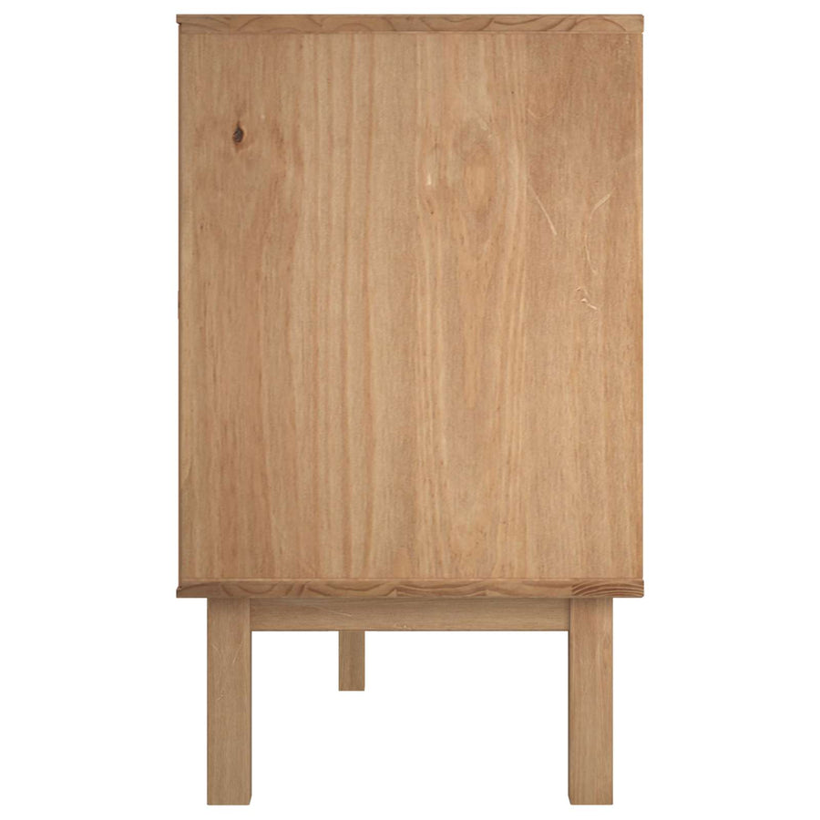 Dressoir OTTA Zwart 113,5 x 43 x 73 cm Massief grenenhout