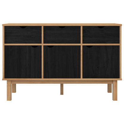 Dressoir OTTA Bruin en zwart 114 x 43 x 73,5 cm