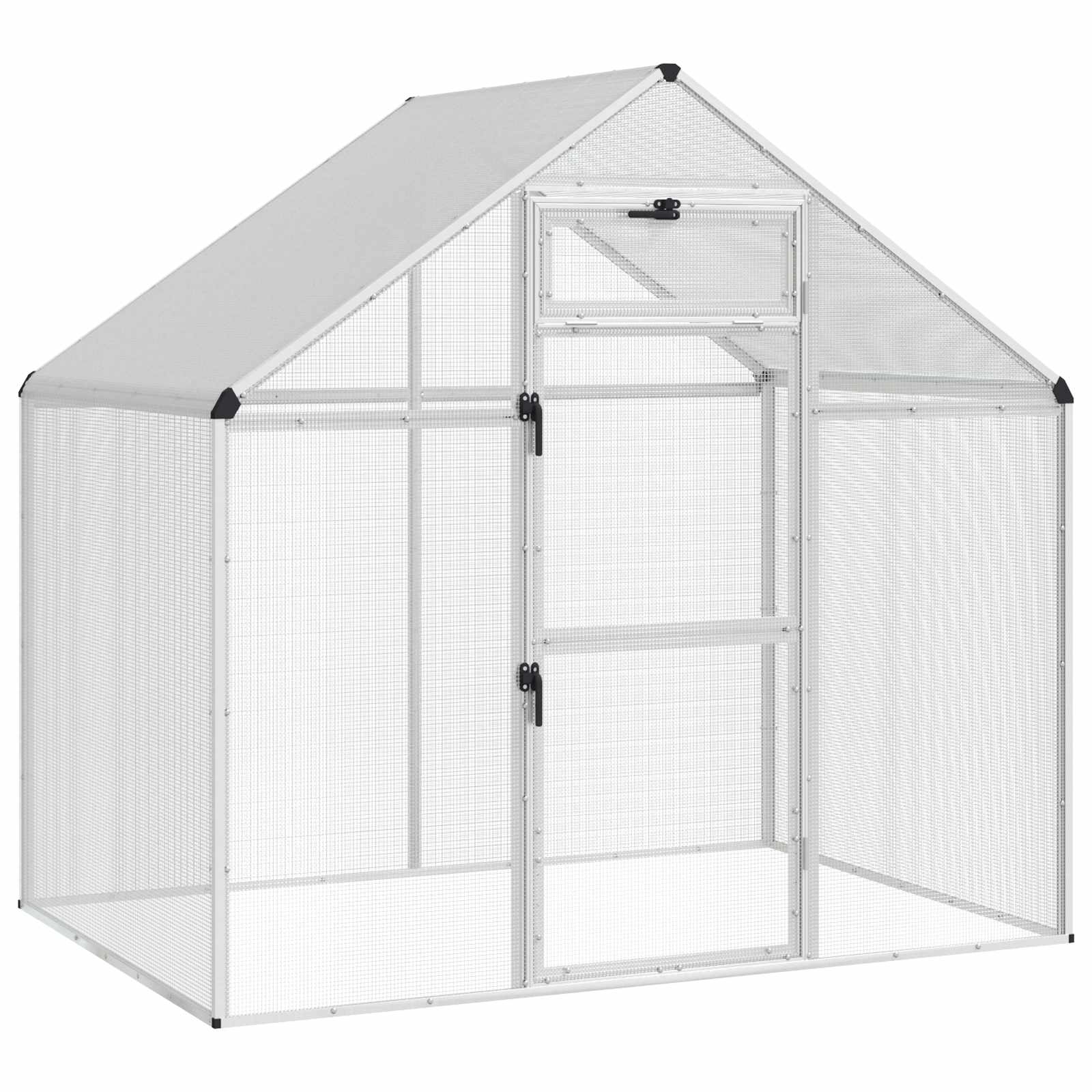 Vogelkooi Zilverkleurig 181,5 x 110,5 x 173,5 cm