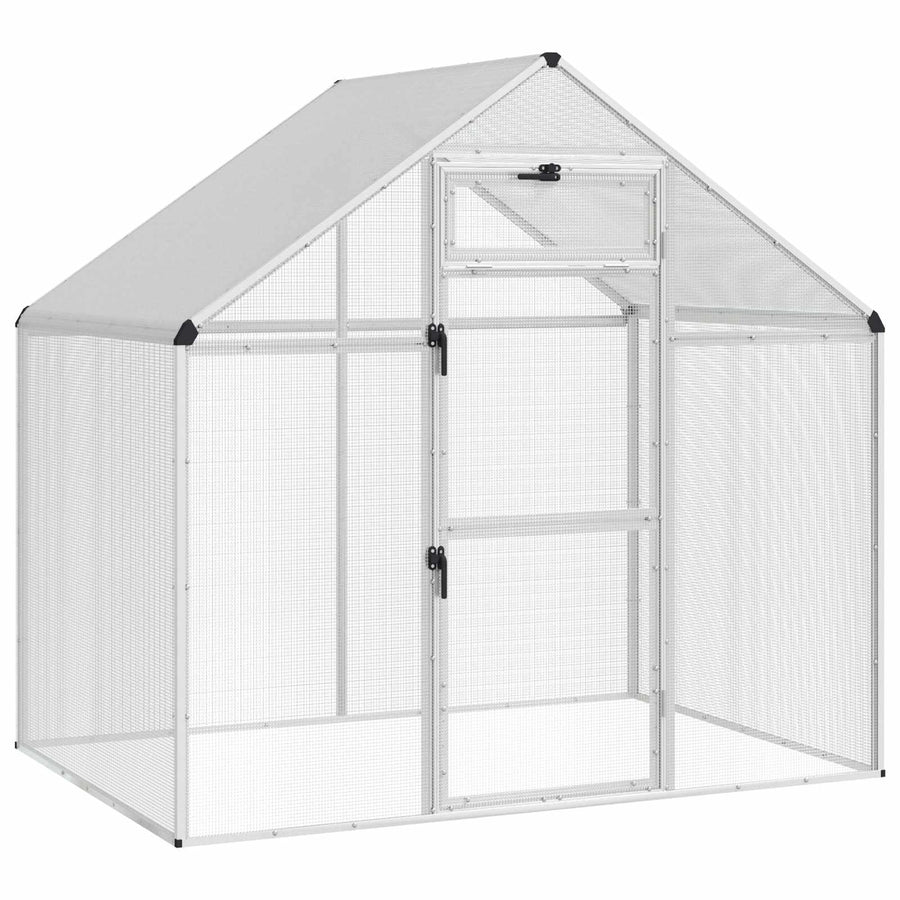 Vogelkooi Zilverkleurig 181,5 x 110,5 x 173,5 cm