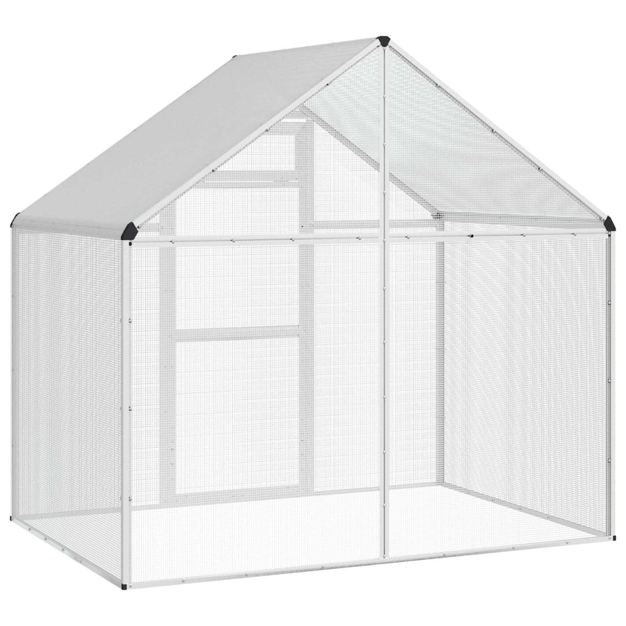 Vogelkooi Zilverkleurig 181,5 x 110,5 x 173,5 cm
