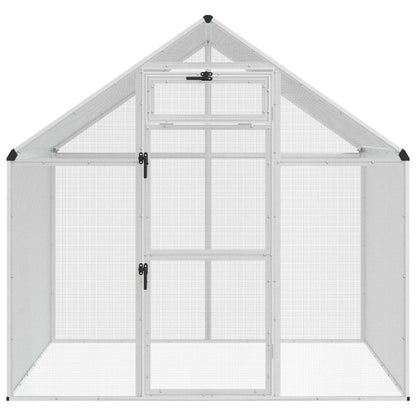 Vogelkooi Zilverkleurig 181,5 x 110,5 x 173,5 cm