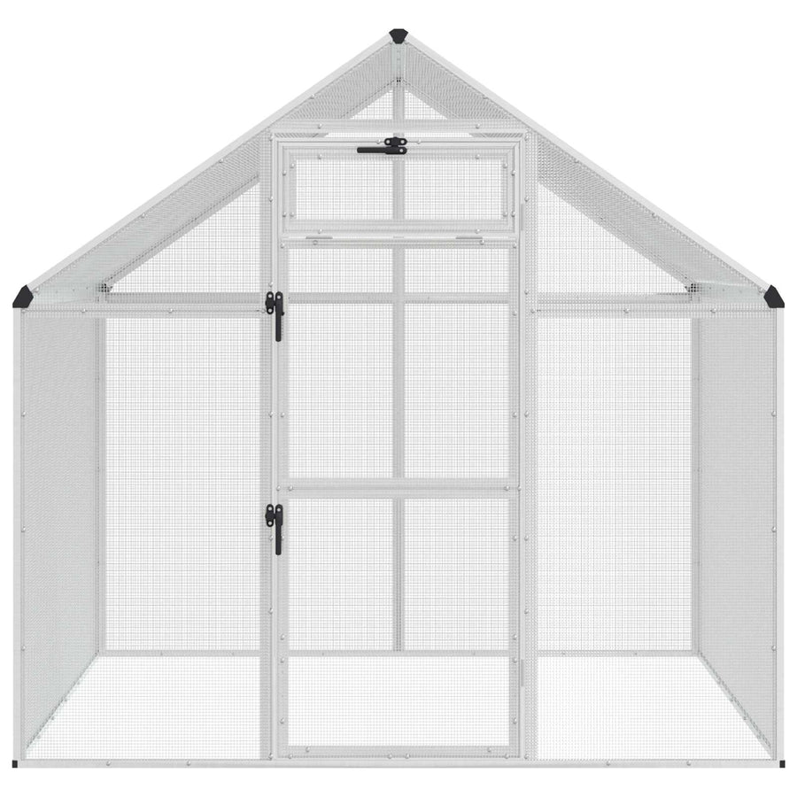 Vogelkooi Zilverkleurig 181,5 x 110,5 x 173,5 cm