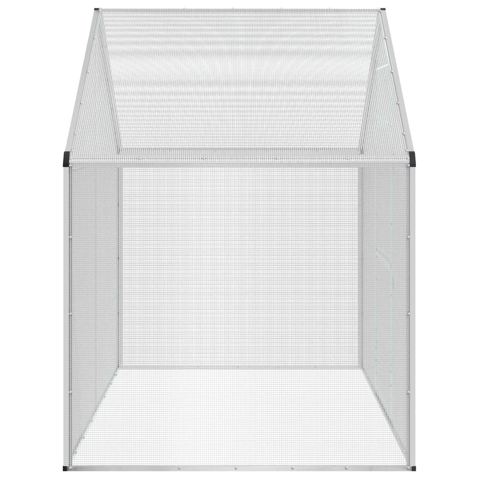 Vogelkooi Zilverkleurig 181,5 x 110,5 x 173,5 cm