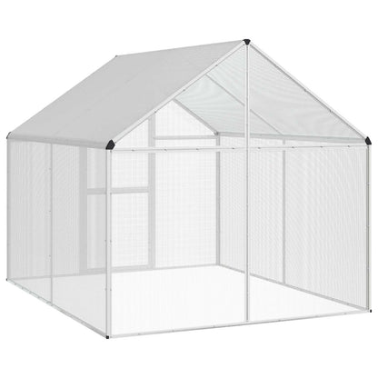 Vogelkooi Zilverkleurig 181,5 x 221 x 173,5 cm