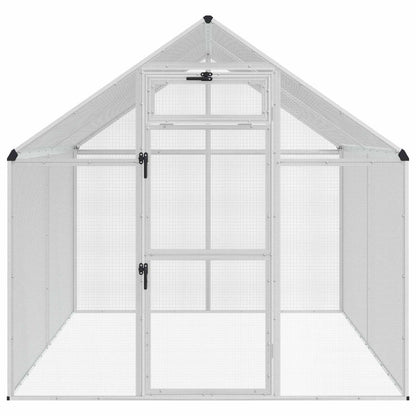 Vogelkooi Zilverkleurig 181,5 x 221 x 173,5 cm