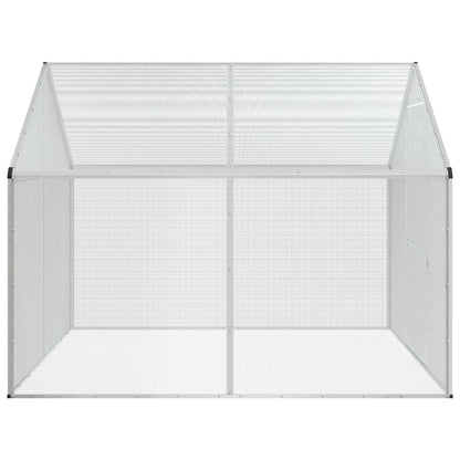 Vogelkooi Zilverkleurig 181,5 x 221 x 173,5 cm