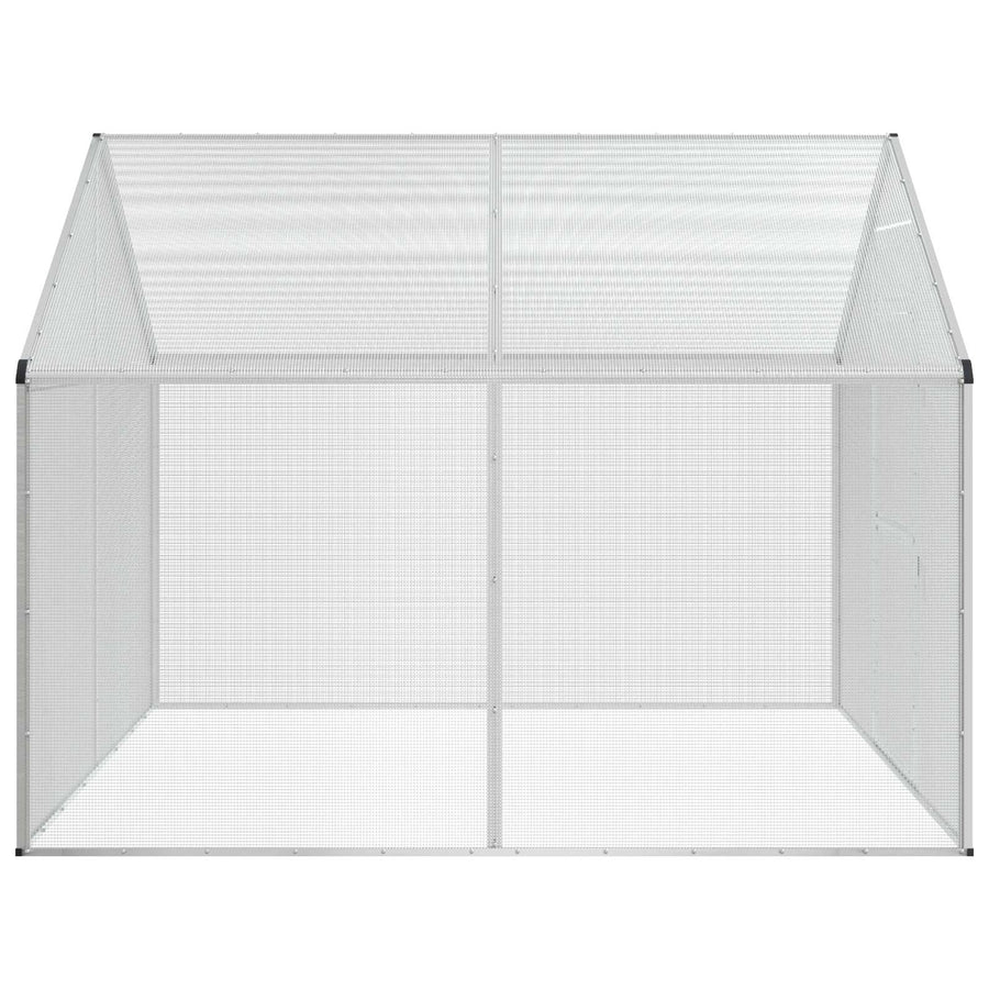 Vogelkooi Zilverkleurig 181,5 x 221 x 173,5 cm