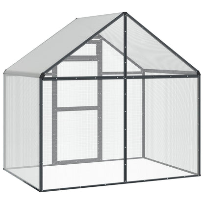 Vogelkooi Antracietkleurig 181,5 x 110,5 x 173,5 cm
