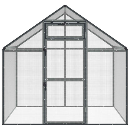 Vogelkooi Antracietkleurig 181,5 x 110,5 x 173,5 cm