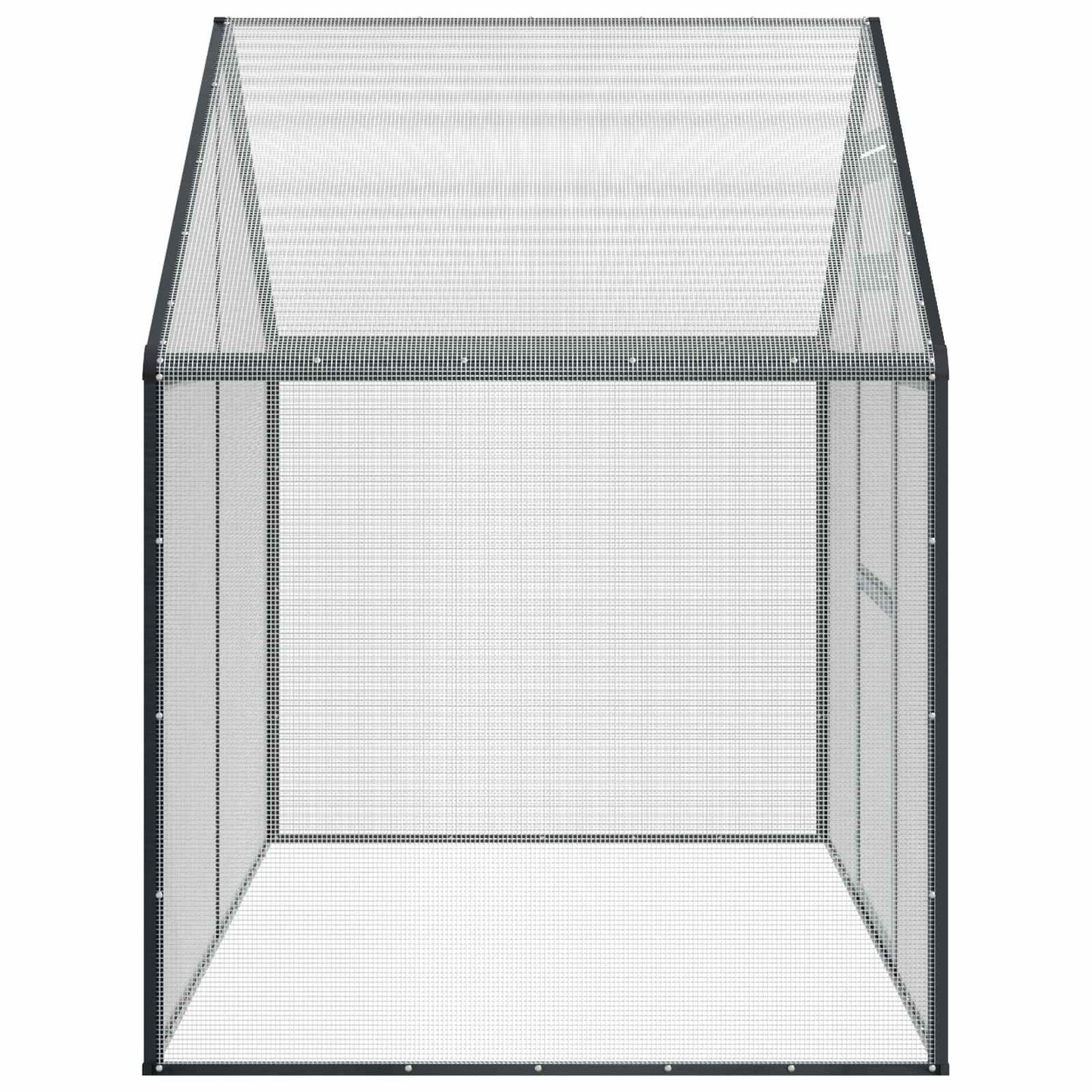 Vogelkooi Antracietkleurig 181,5 x 110,5 x 173,5 cm